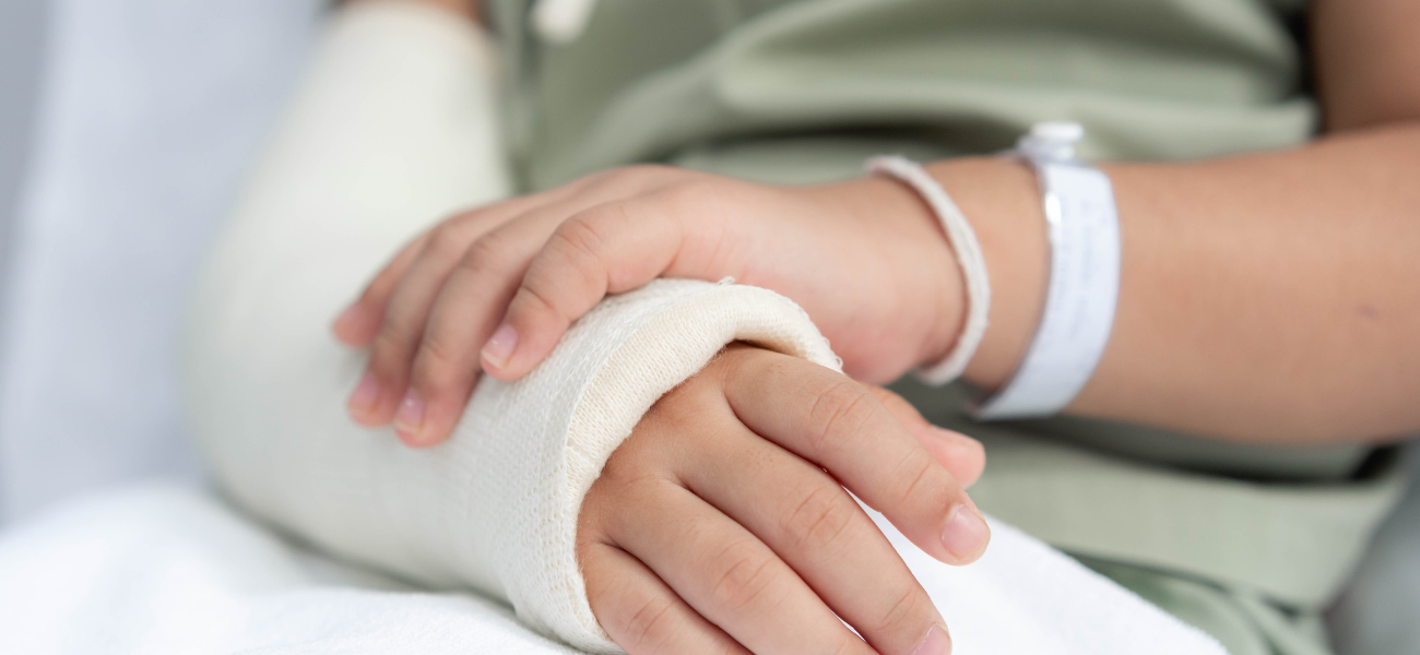 Forearm fracture X-ray showing radius and ulna injury