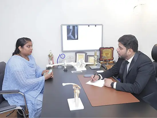 Orthopedic clinic photo of examination area